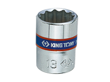 Торцевая головка KING TONY 233013M двенадцатигранная 13 мм 1/4" L=24мм