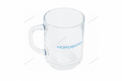 Кружка стеклянная прозрачная Nordberg