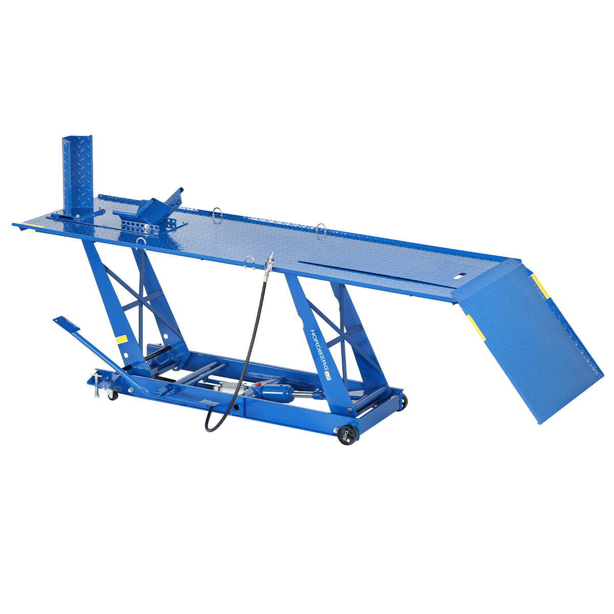 Подъемник для мотоциклов, 450 кг, с ножным и пневмоприводом NORDBERG N4M1